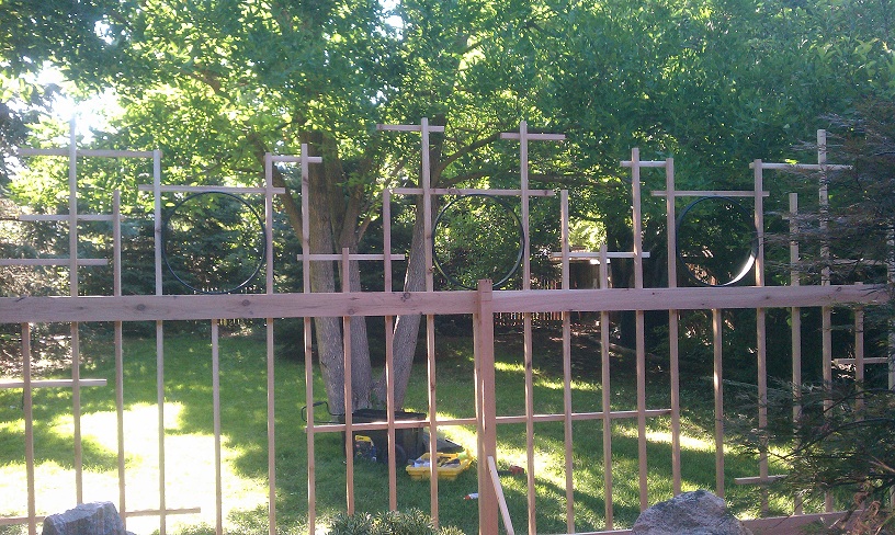 Moongate Style Fence for the Zen Garden- Denver