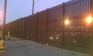 border Fence in Mexicalli