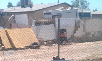 Fence in Imperial Valley