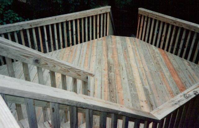 Beetle Kill Wood Deck