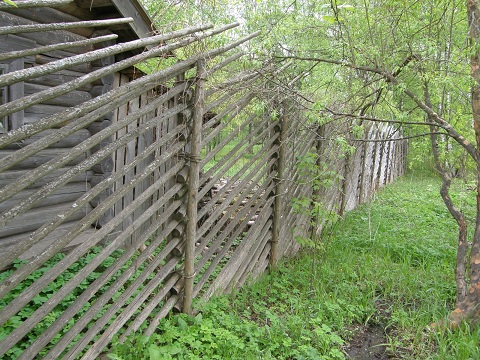 Russian Fence in Novgorod